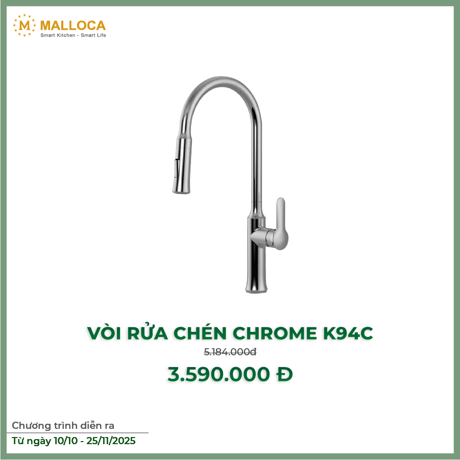  Vòi rửa chén K94C