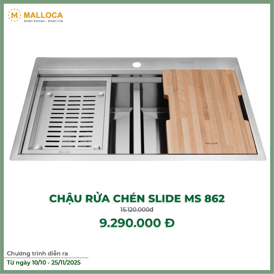 Chậu rửa chén Slide MS 862