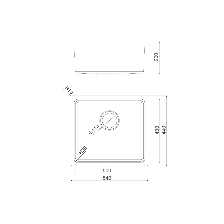 Chậu rửa chén MS 6054