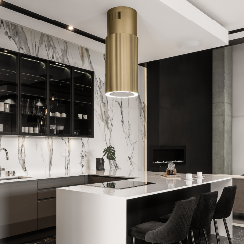 Máy hút khói khử mùi – treo độc lập Monogold K-382G