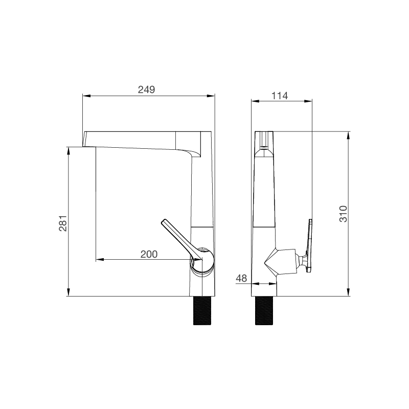 Vòi rửa chén K295BS