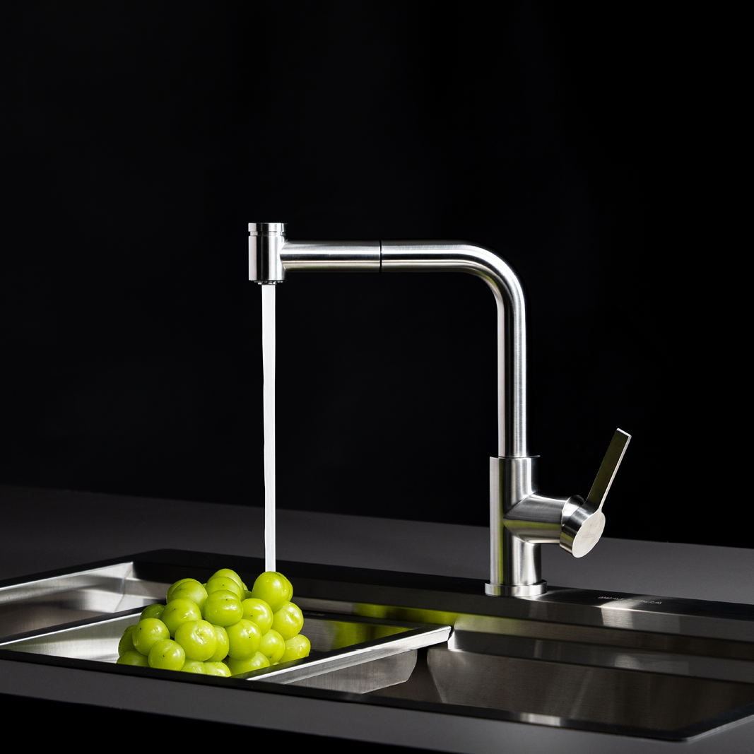 Vòi rửa chén LuxSteel K066-PO