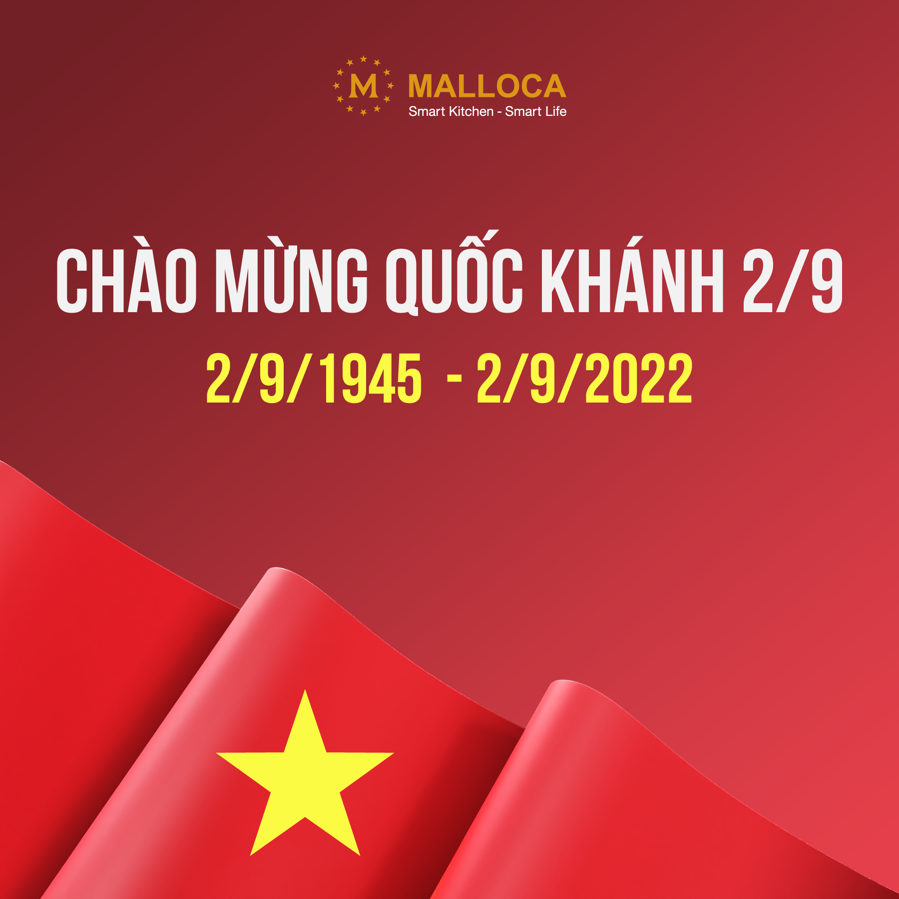 THÔNG BÁO LỊCH NGHỈ LỄ QUỐC KHÁNH 2/9