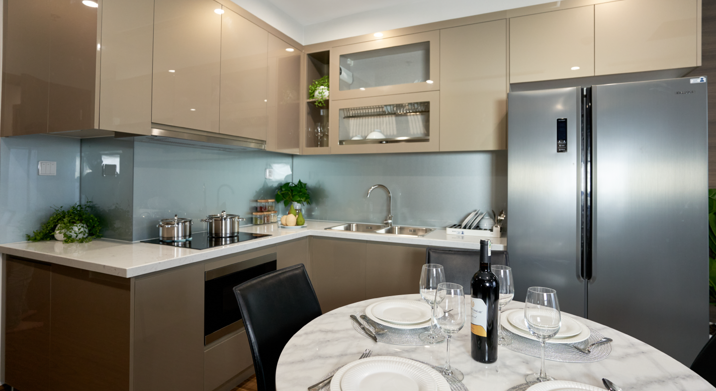 BẾP CĂN HỘ VINHOMES WESTPOINT - DUAL KEY 4 PHÒNG NGỦ