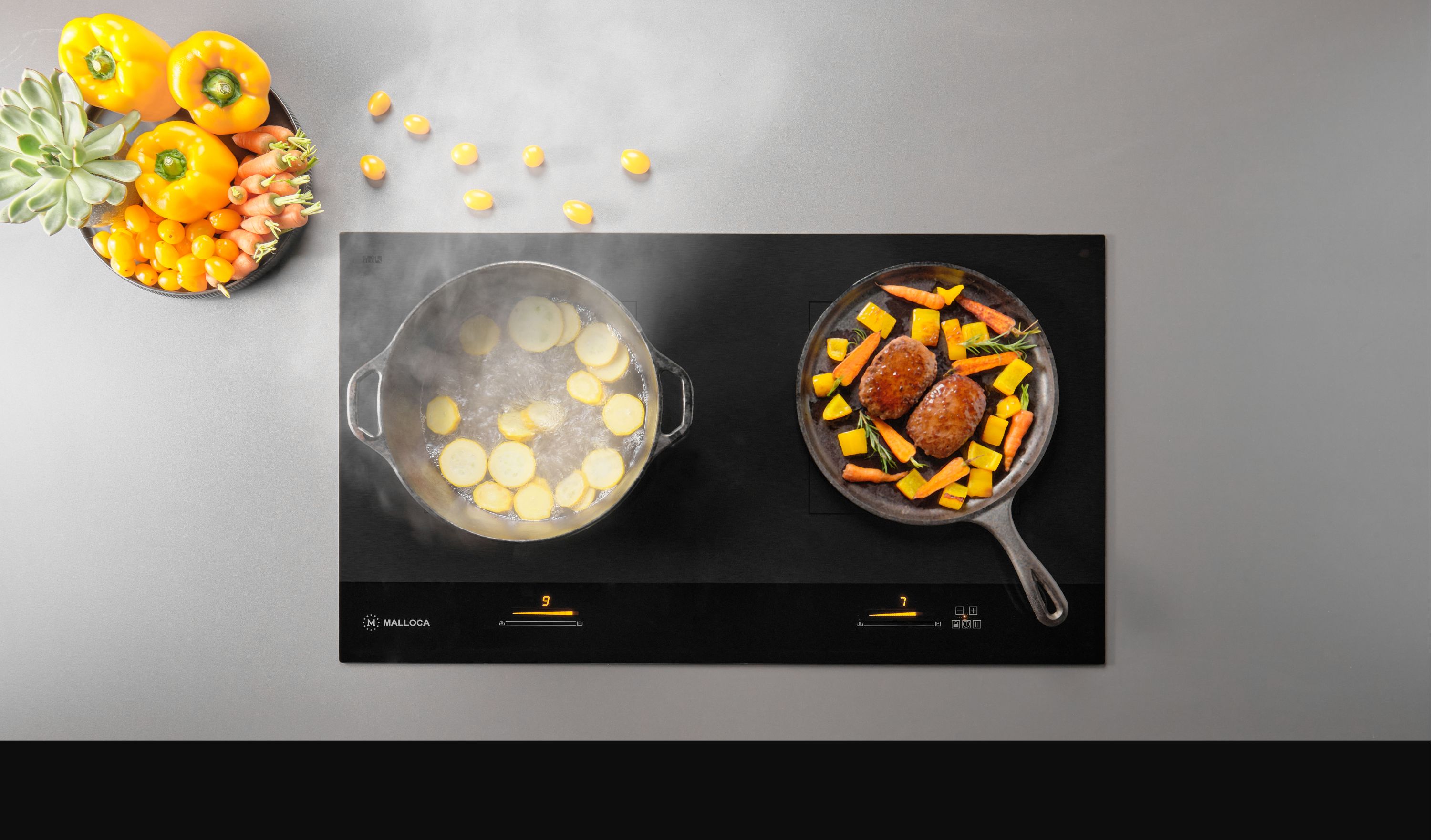 Bếp Kính Âm 2 Từ Skylux MH-802 - 02 Vùng Nấu Chuẩn Mực