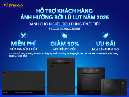 MALLOCA MỞ RỘNG CHƯƠNG TRÌNH CHUNG TAY HỖ TRỢ KHÁCH HÀNG ẢNH HƯỞNG LŨ LỤT 2025